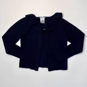 Jacadi Navy Blue Cardigan With Frill: 10 Years