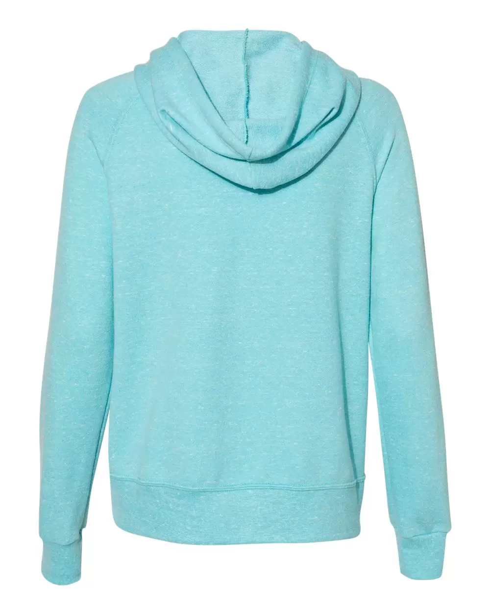 Jerzees 92WR Women's Snow Heather French Terry Full-Zip Hood Sweatshirt SKU: 92WR