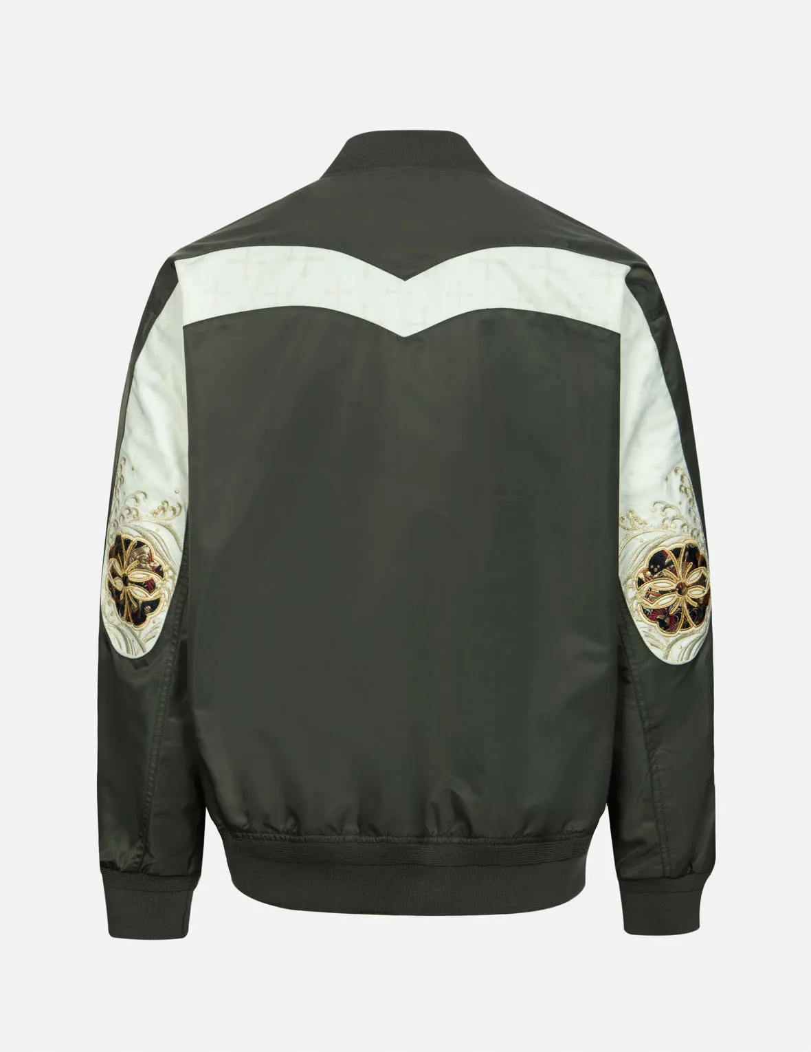 Kamon Brocade Daicock Insert Relax Fit Bomber Jacket