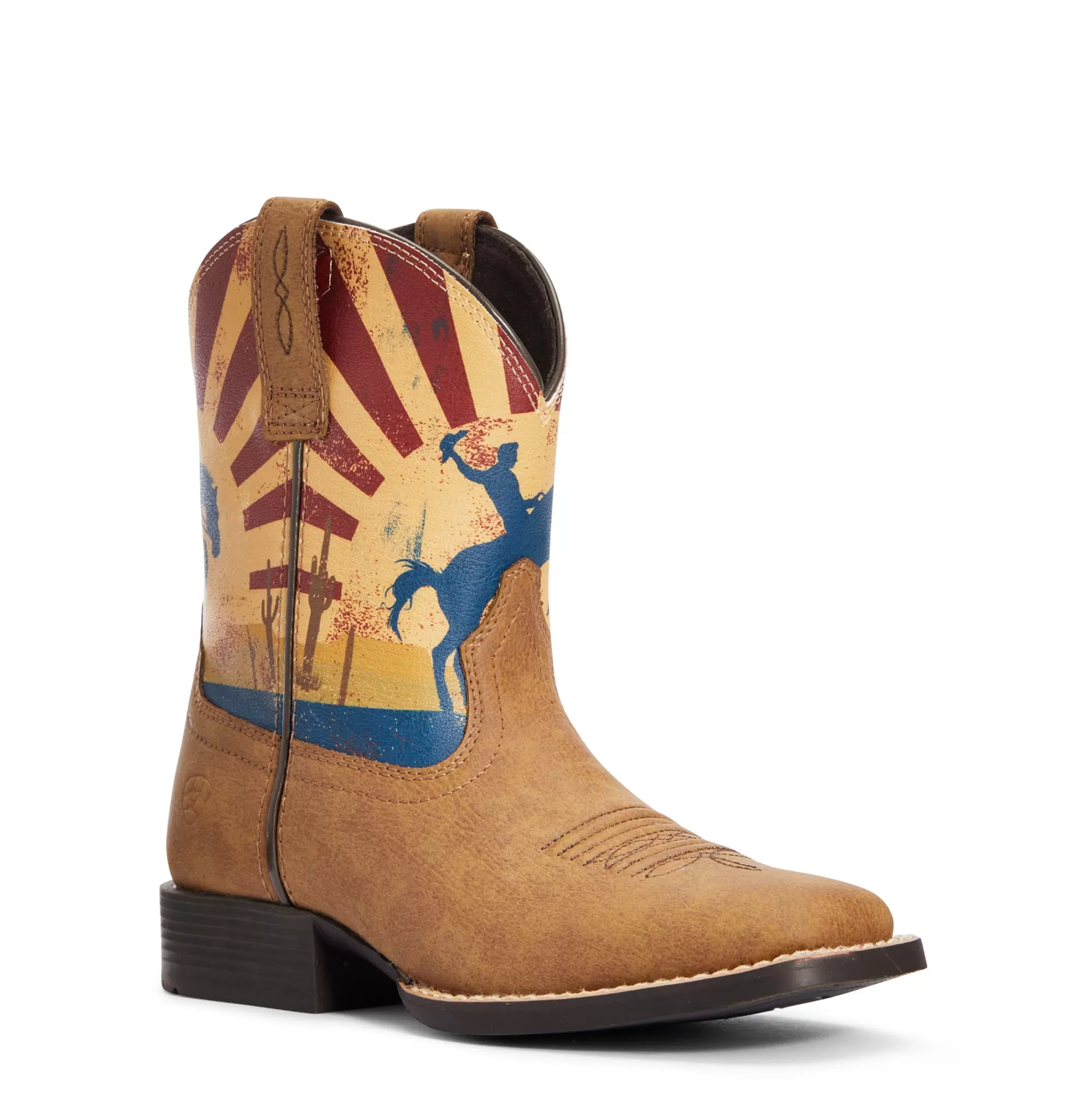 Kids Ariat Sunset Scene Dinero Tan Boots