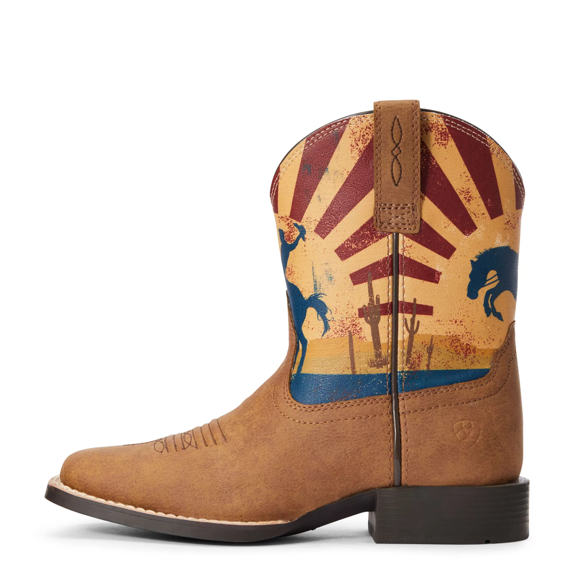 Kids Ariat Sunset Scene Dinero Tan Boots