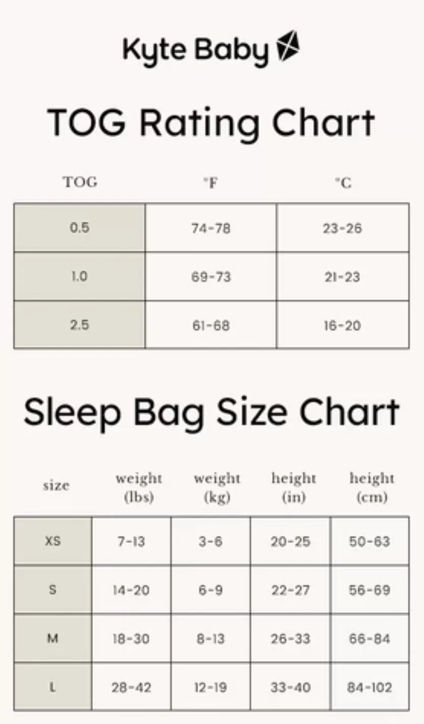 Kyte 1.0 Tog Sleep Bag, Small