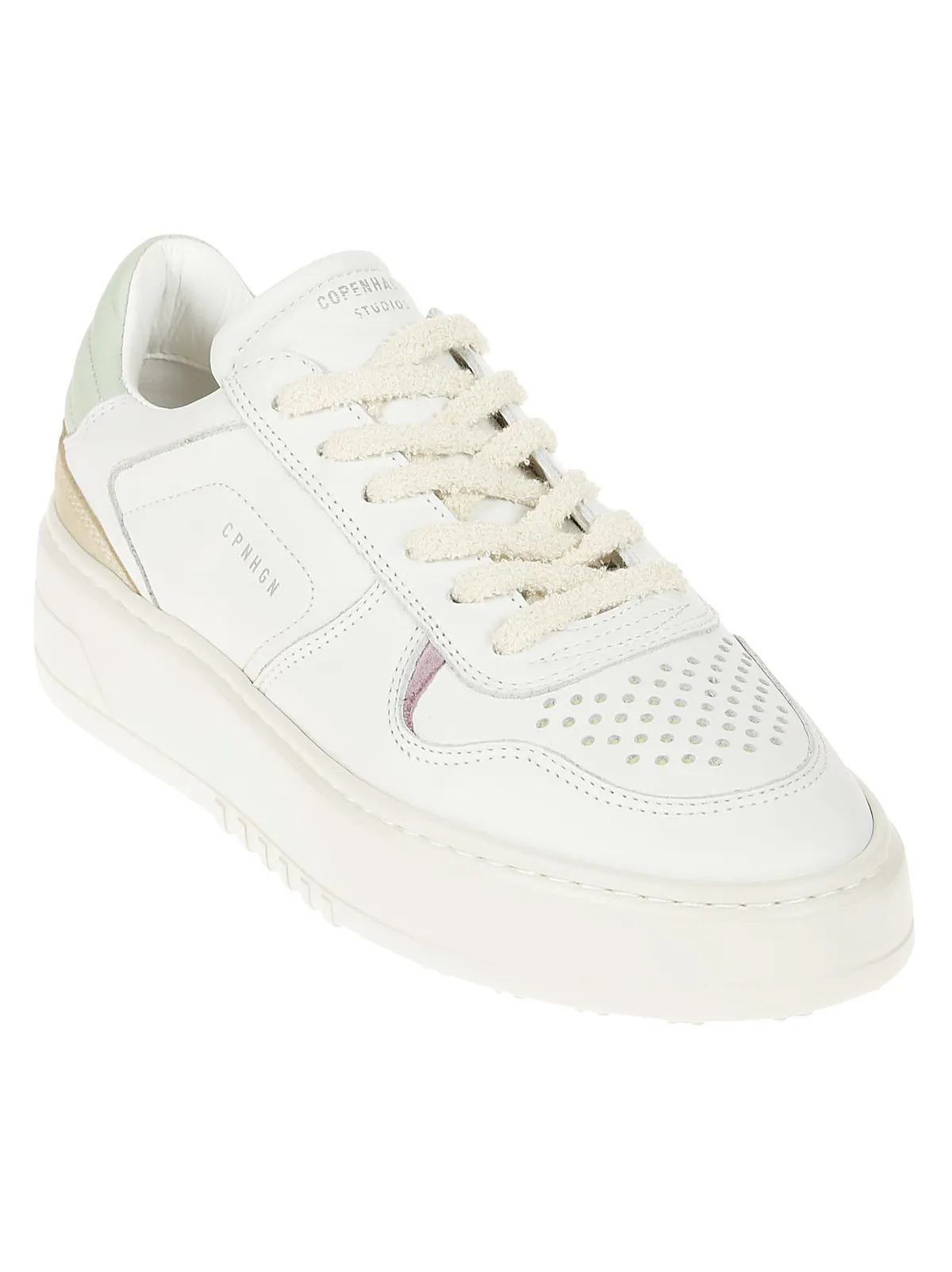 LEATHER MIX SNEAKER - 