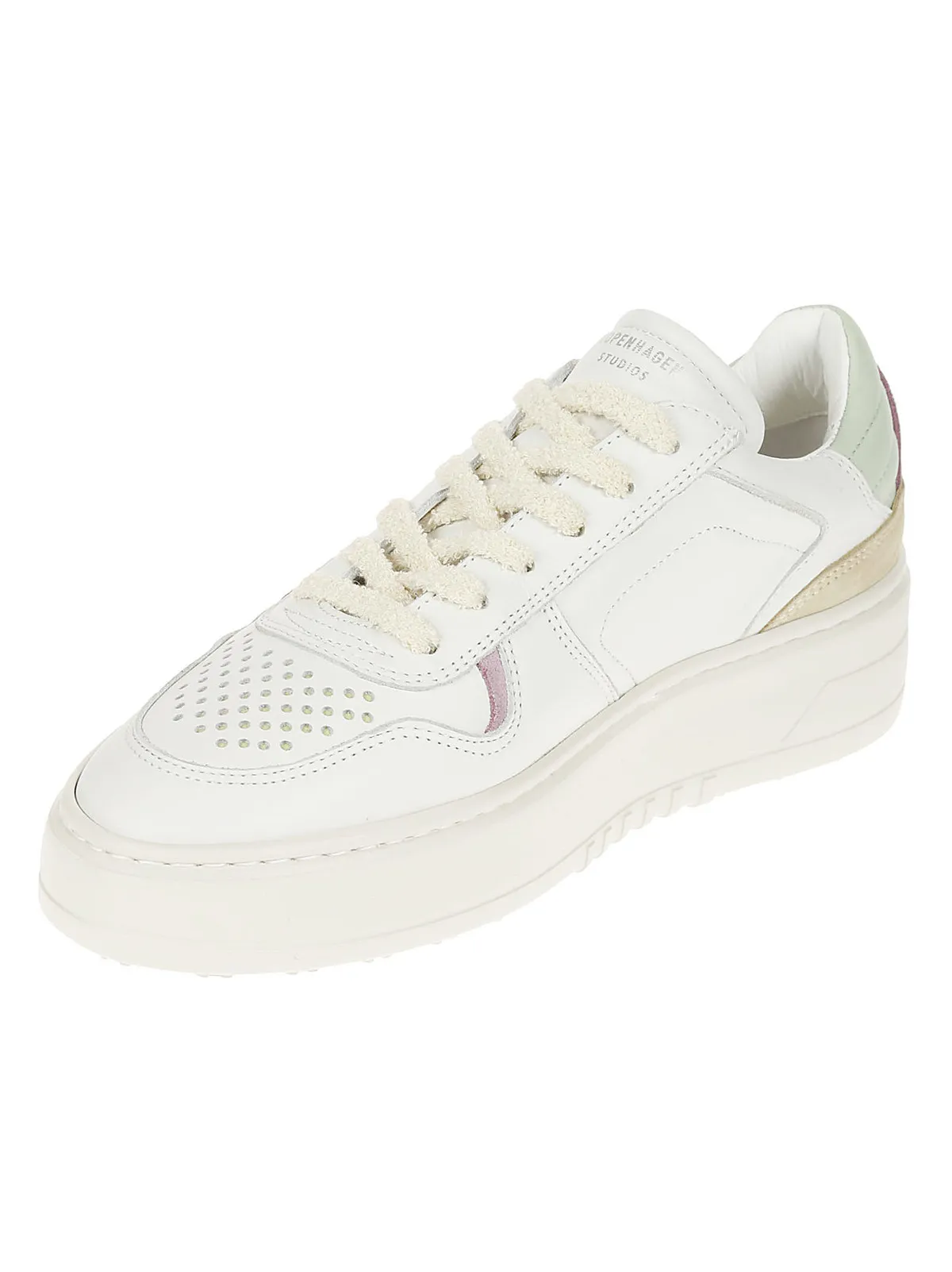 LEATHER MIX SNEAKER - 