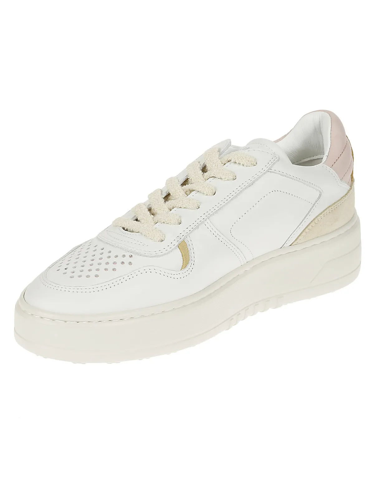 LEATHER MIX SNEAKER - 