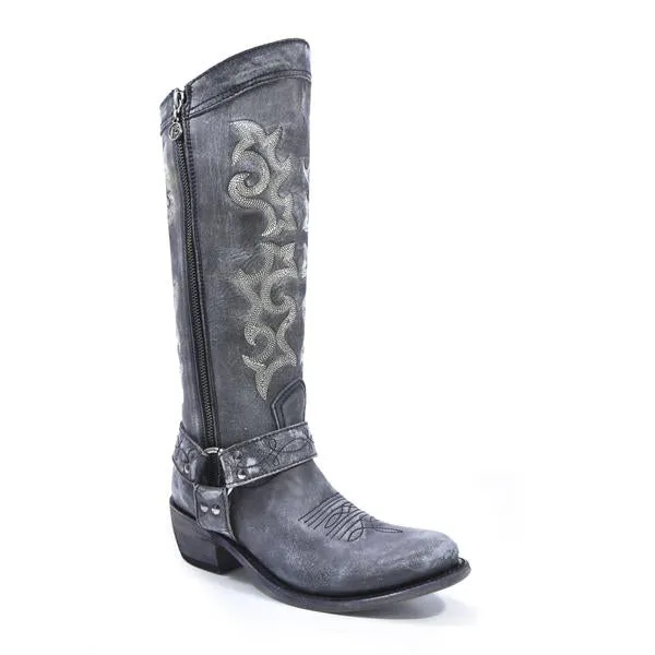 Liberty Black Boots Vintage Grafito Tall Women's Boots