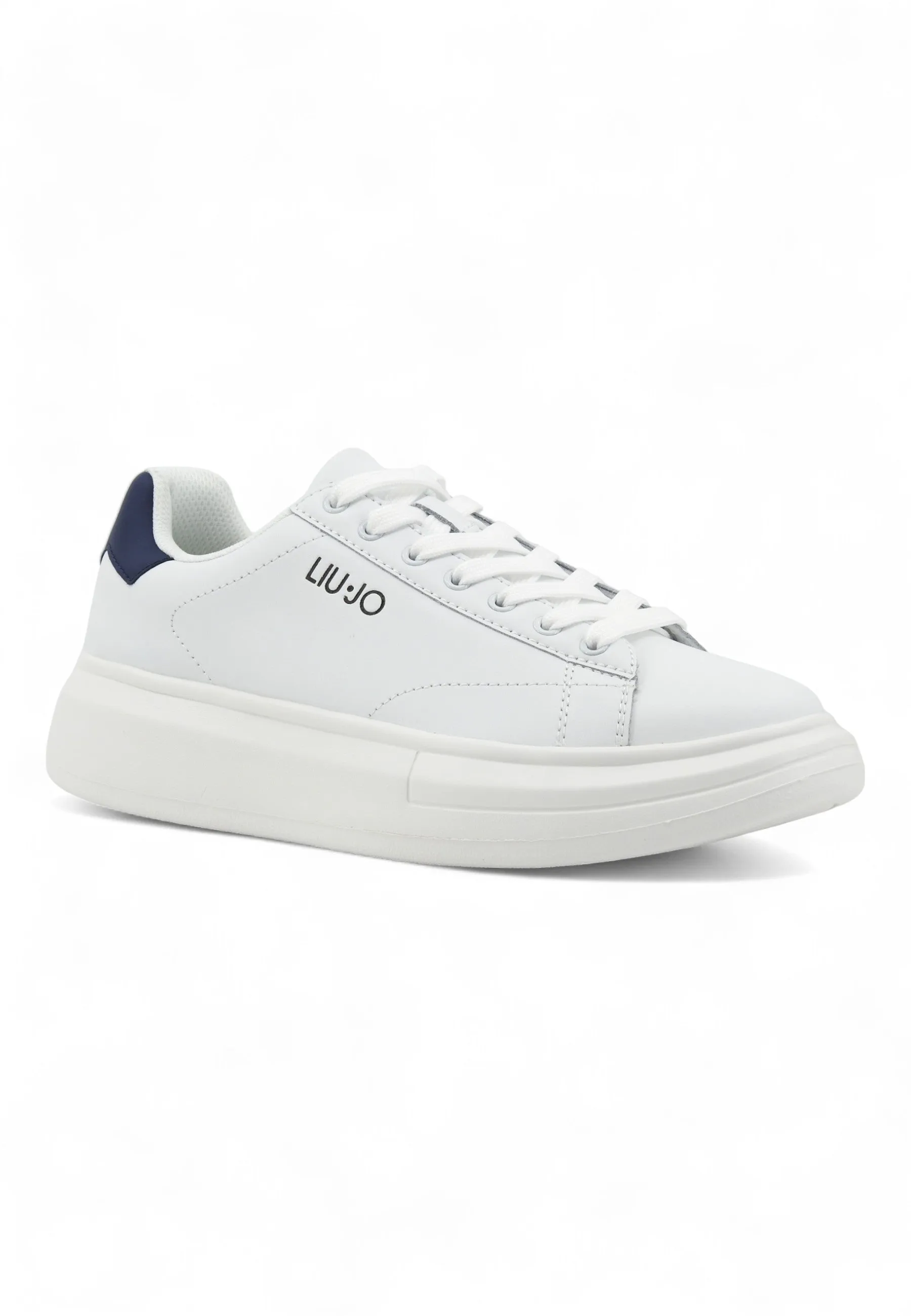 LIU JO Big 01 Sneaker Uomo White Blue 7B4027PX474