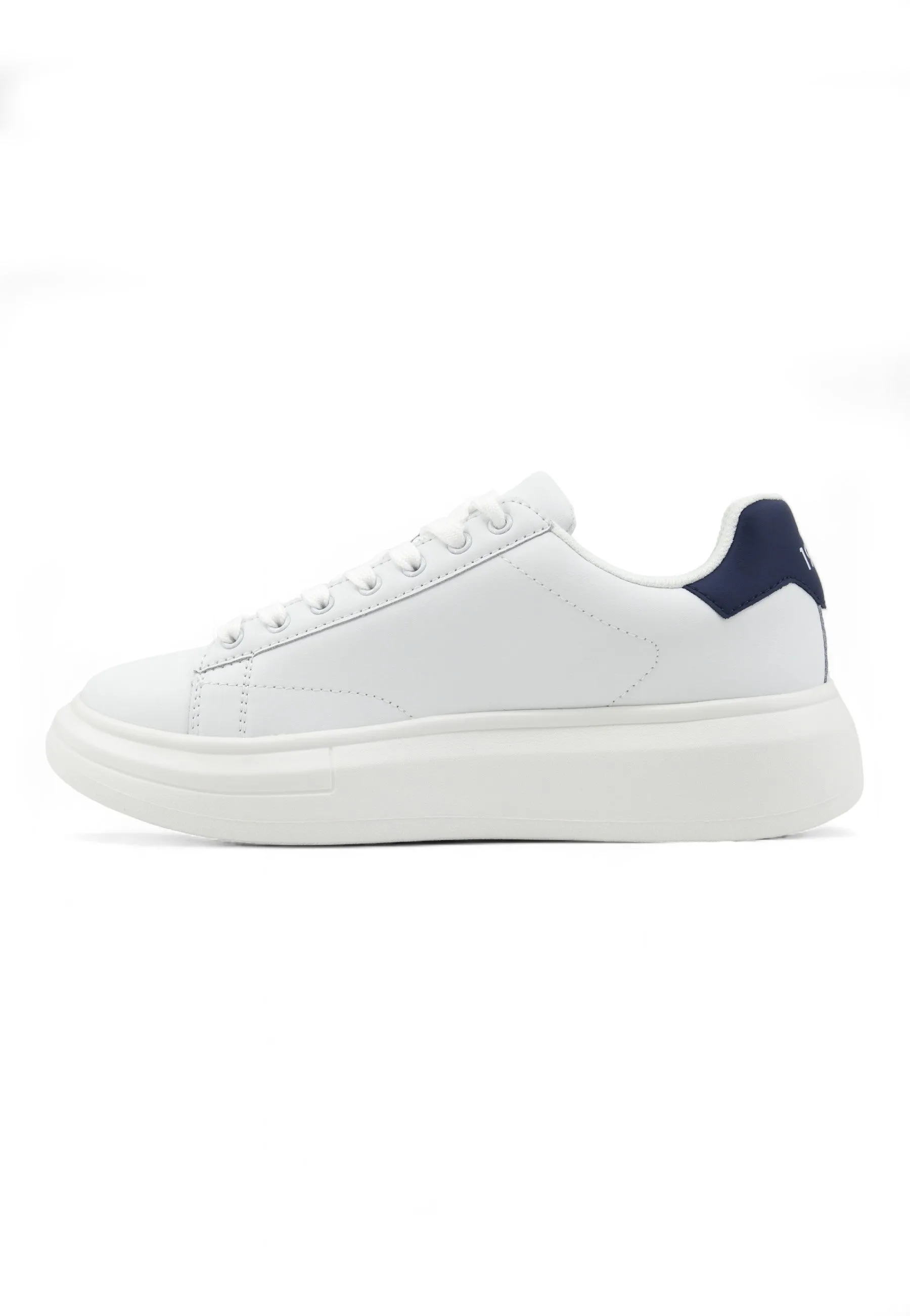 LIU JO Big 01 Sneaker Uomo White Blue 7B4027PX474