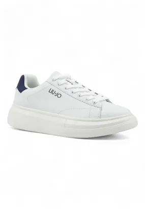 LIU JO Big 01 Sneaker Uomo White Blue 7B4027PX474