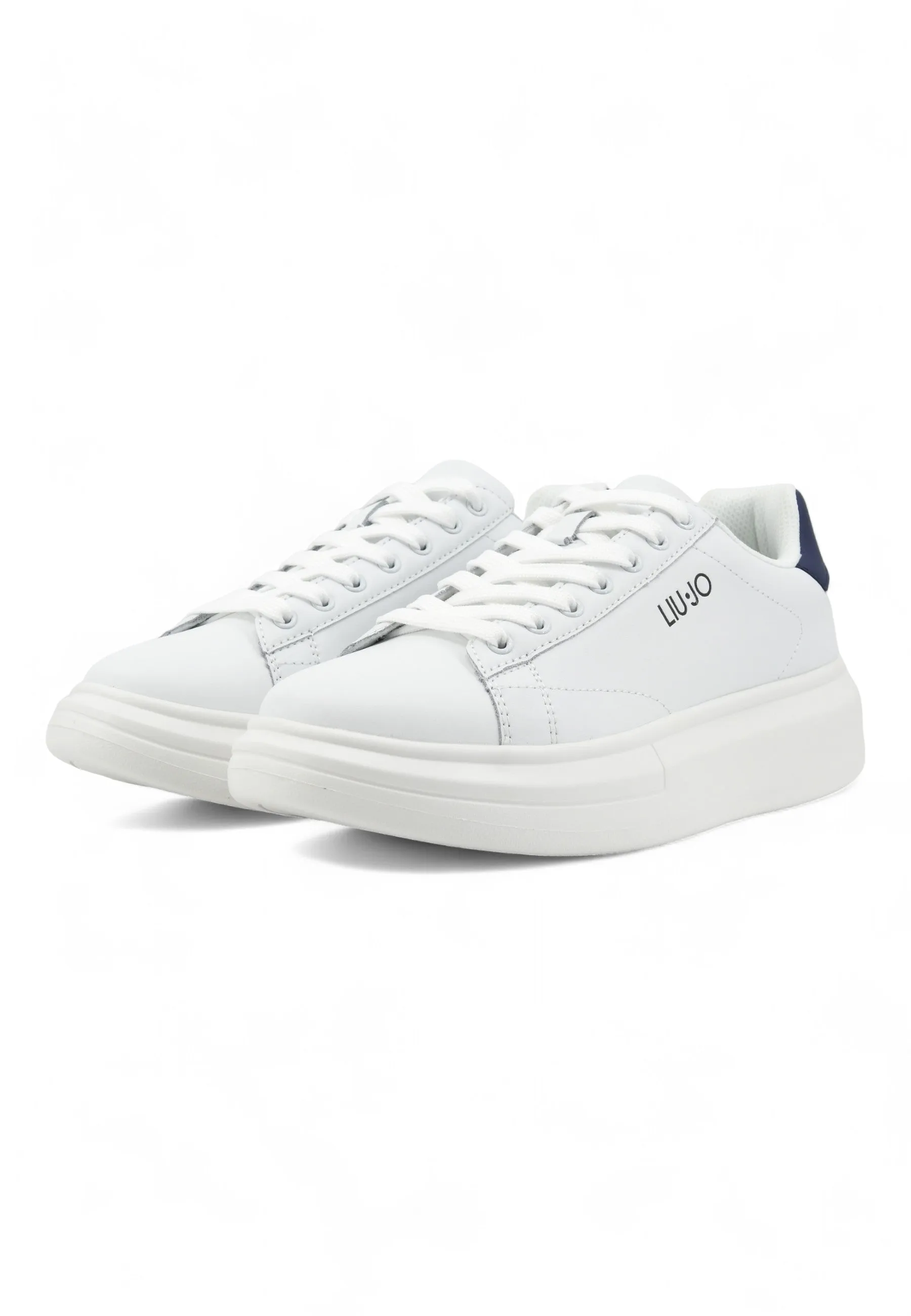 LIU JO Big 01 Sneaker Uomo White Blue 7B4027PX474