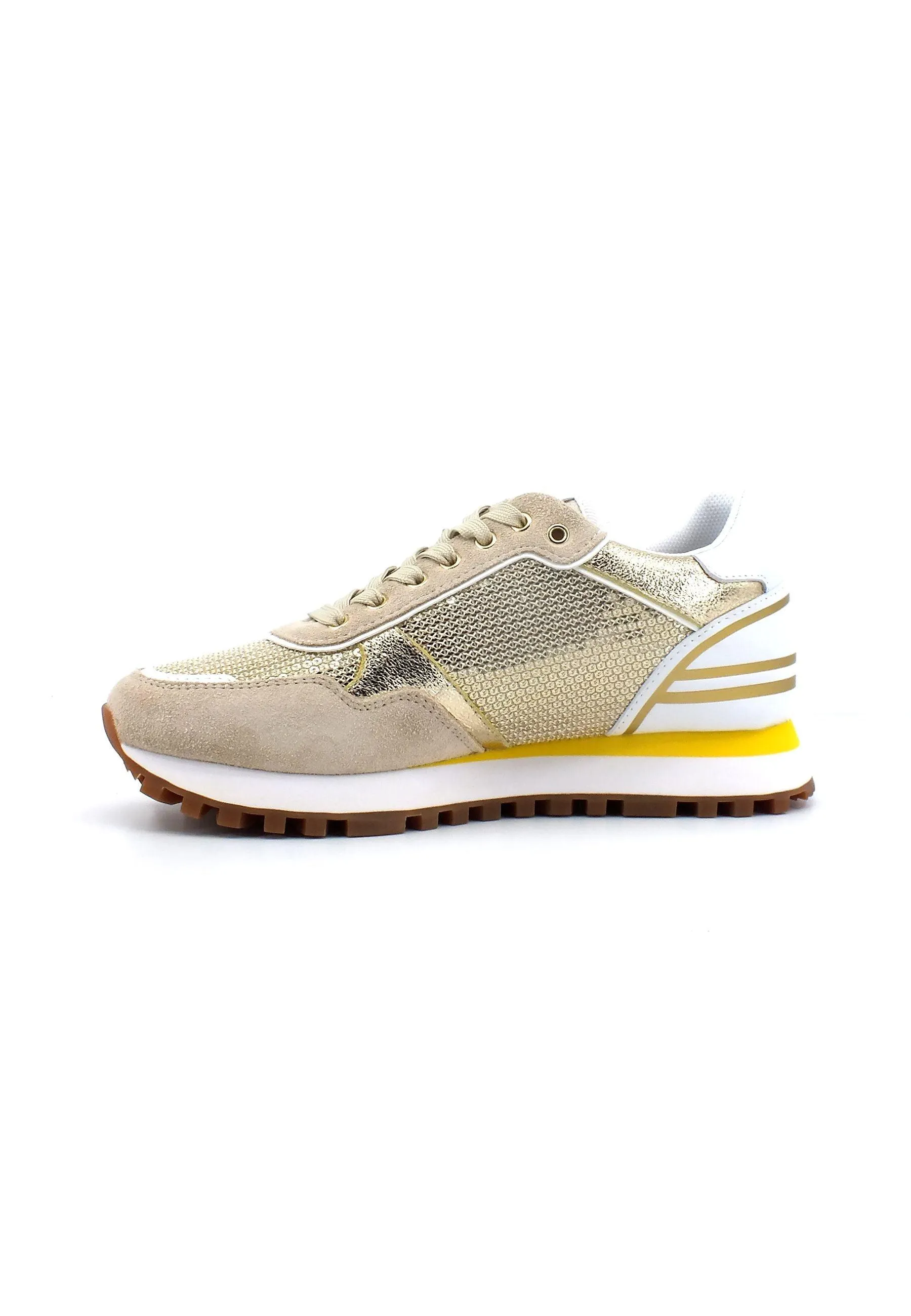 LIU JO Wonder 24 Sneaker Donna Sand Light Gold BA3089PX343