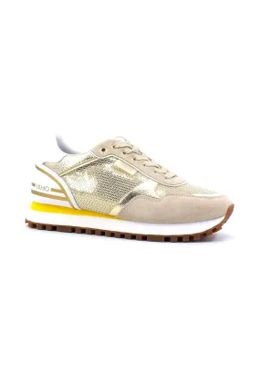 LIU JO Wonder 24 Sneaker Donna Sand Light Gold BA3089PX343