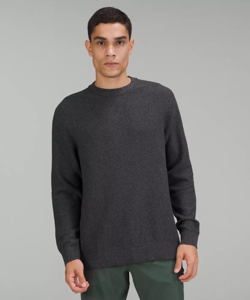 lululemon athletica Textured Knit Crewneck Sweater | Men's Hoodies & Sweatshirts