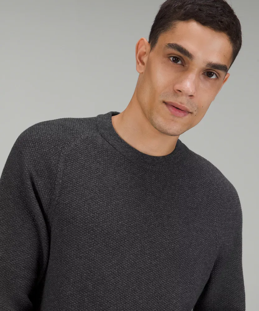 lululemon athletica Textured Knit Crewneck Sweater | Men's Hoodies & Sweatshirts