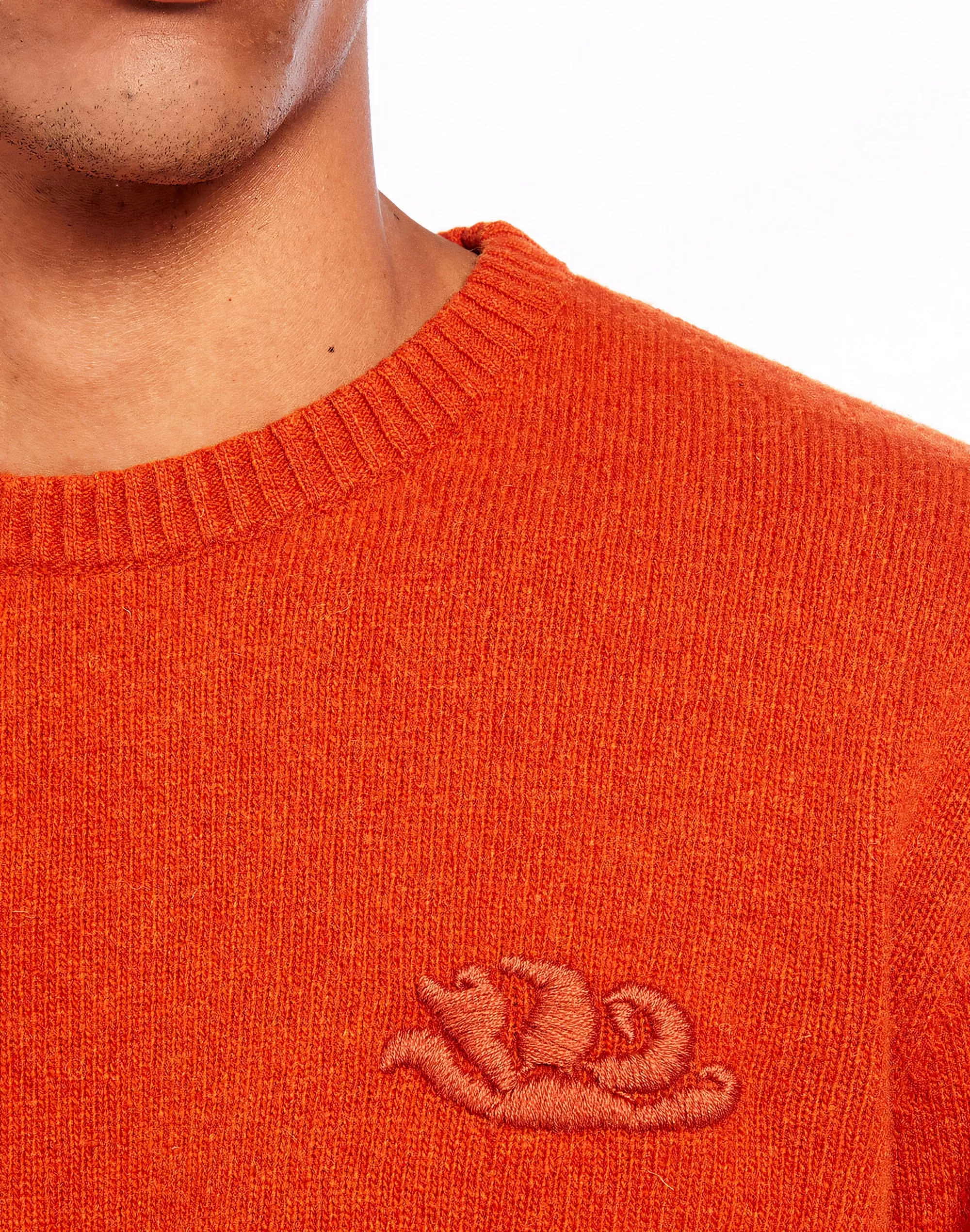 MAGLIONE GIROCOLLO CON LOGO