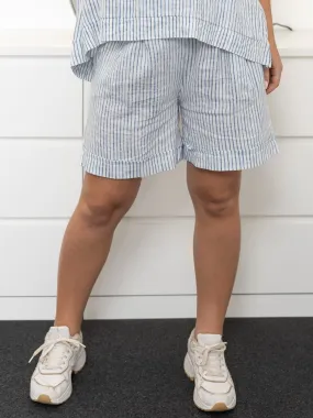 Marta du Chateau Sophia shorts panna/jeans stripe