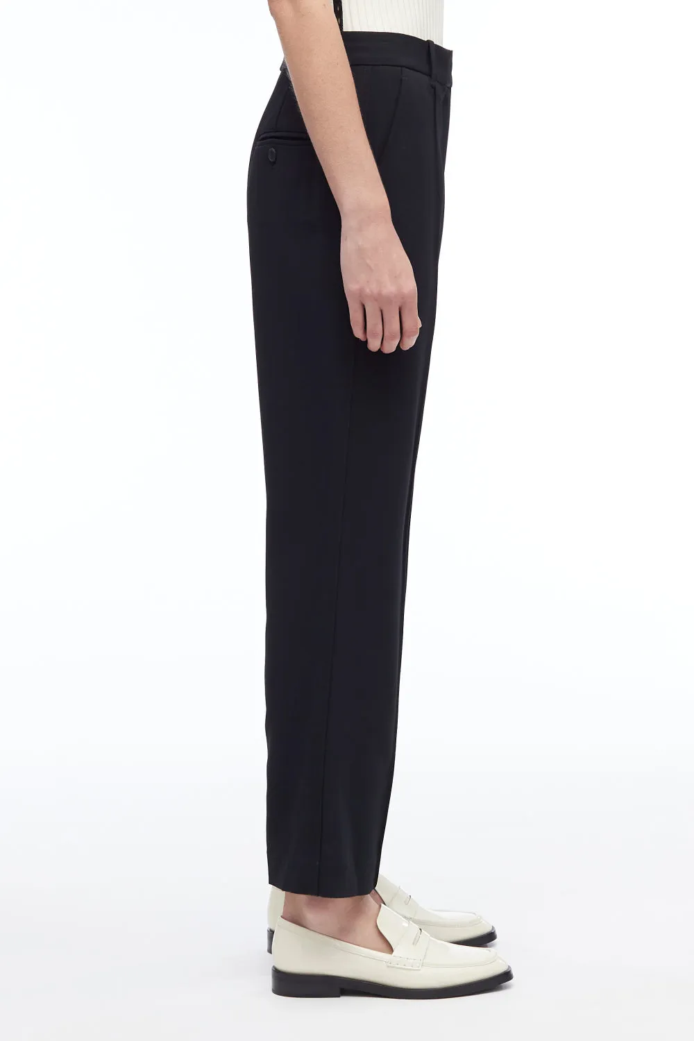 Matte Crepe Kick Flare Pant