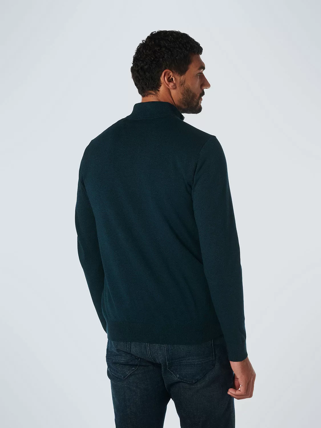 No Excess - Half Zip Pullover - Ocean or Dark Green