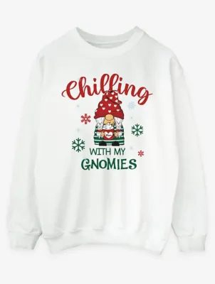 NW2 Christmas Gnomies Mum Womens White Sweatshirt | Sweatshirts & Hoodies | George at ASDA