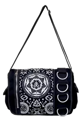 Occult symbols messenger bag - Banned apparel