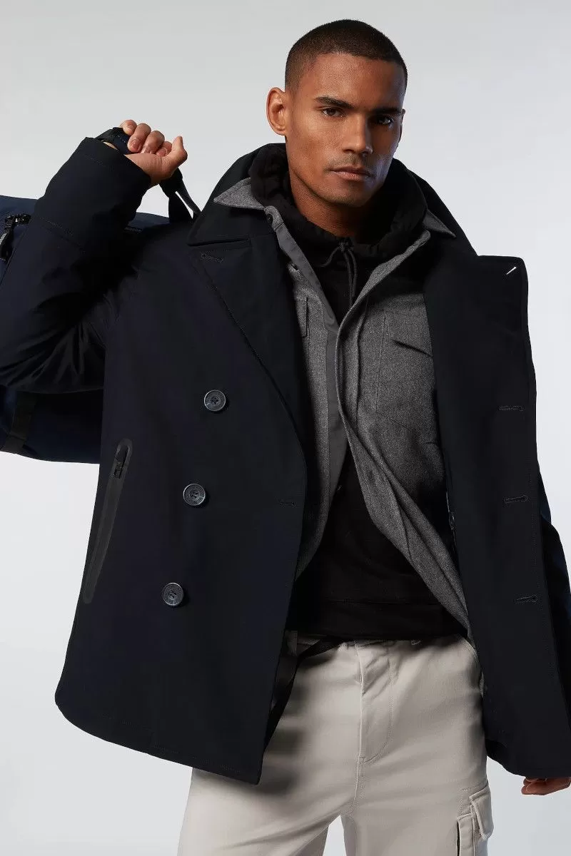 Peacoat teche uomo Blu