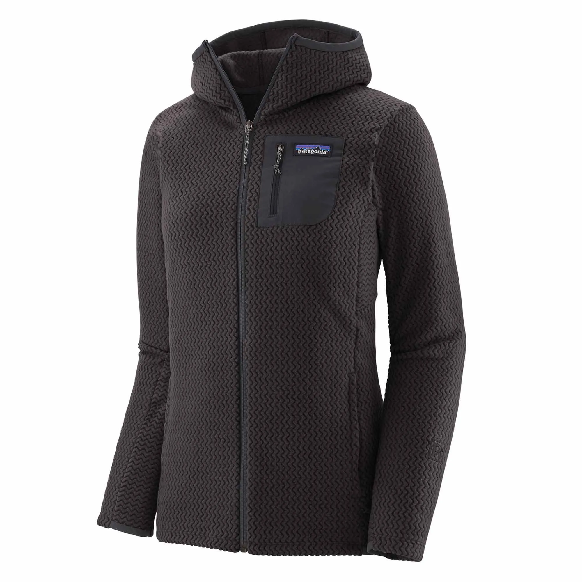 R1 Air Womens Full-Zip Hoody - Black