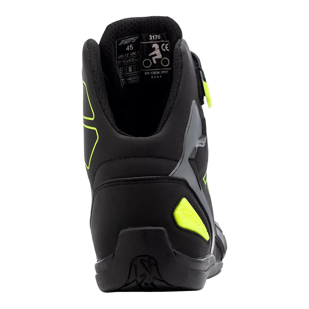 RST Sabre Moto Boots - Black/Yellow