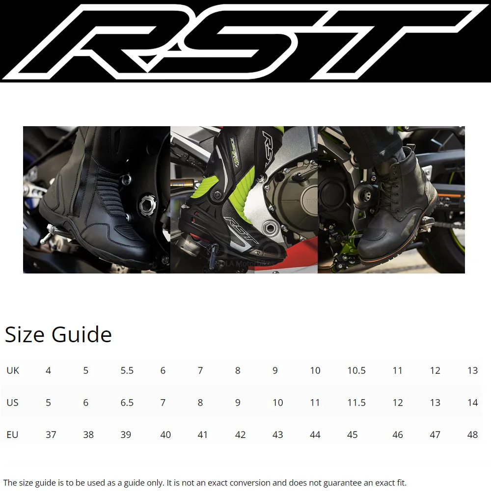 RST Sabre Moto Boots - Black/Yellow