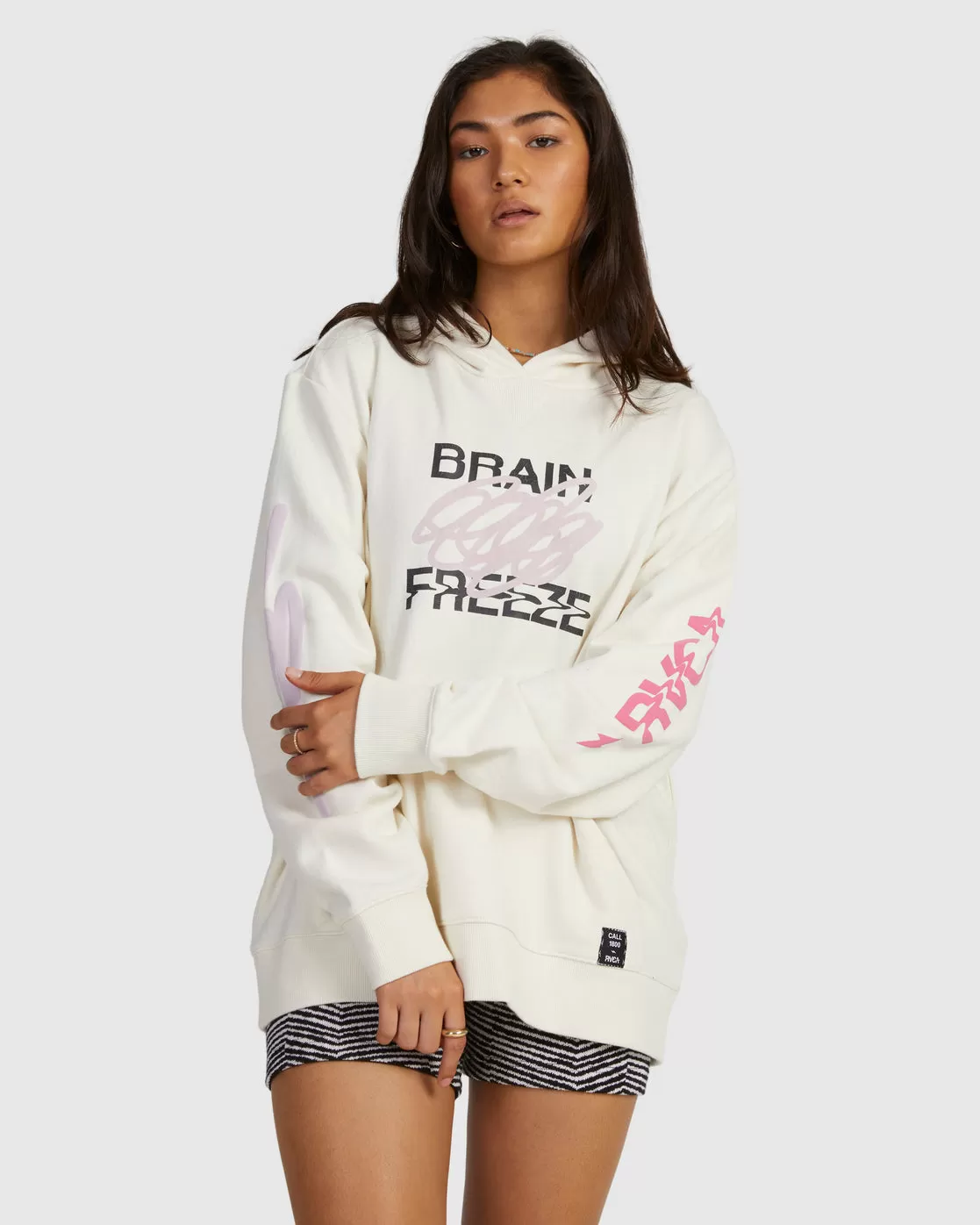 RVCA Brain Freeze Slouched Hood