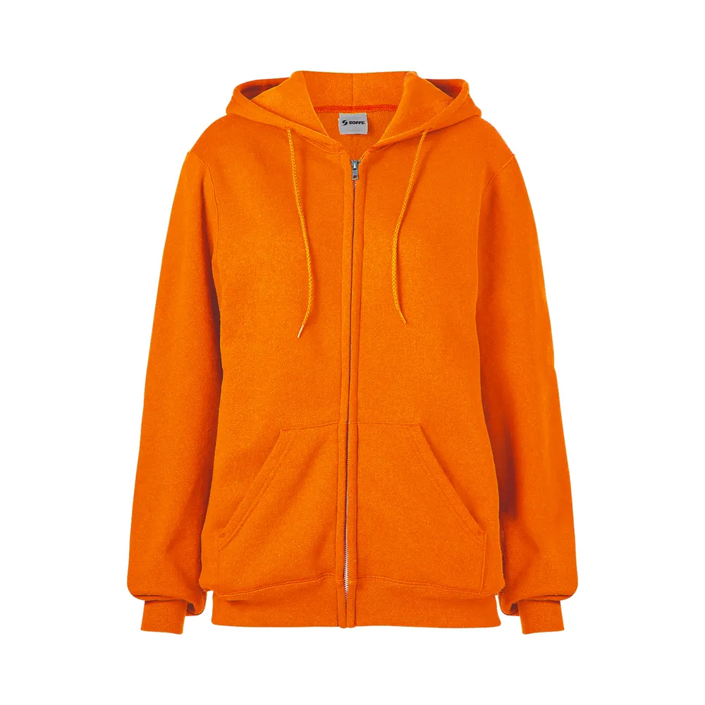 Soffe 9377 9 Oz Flc Zip Hood SKU: 9377