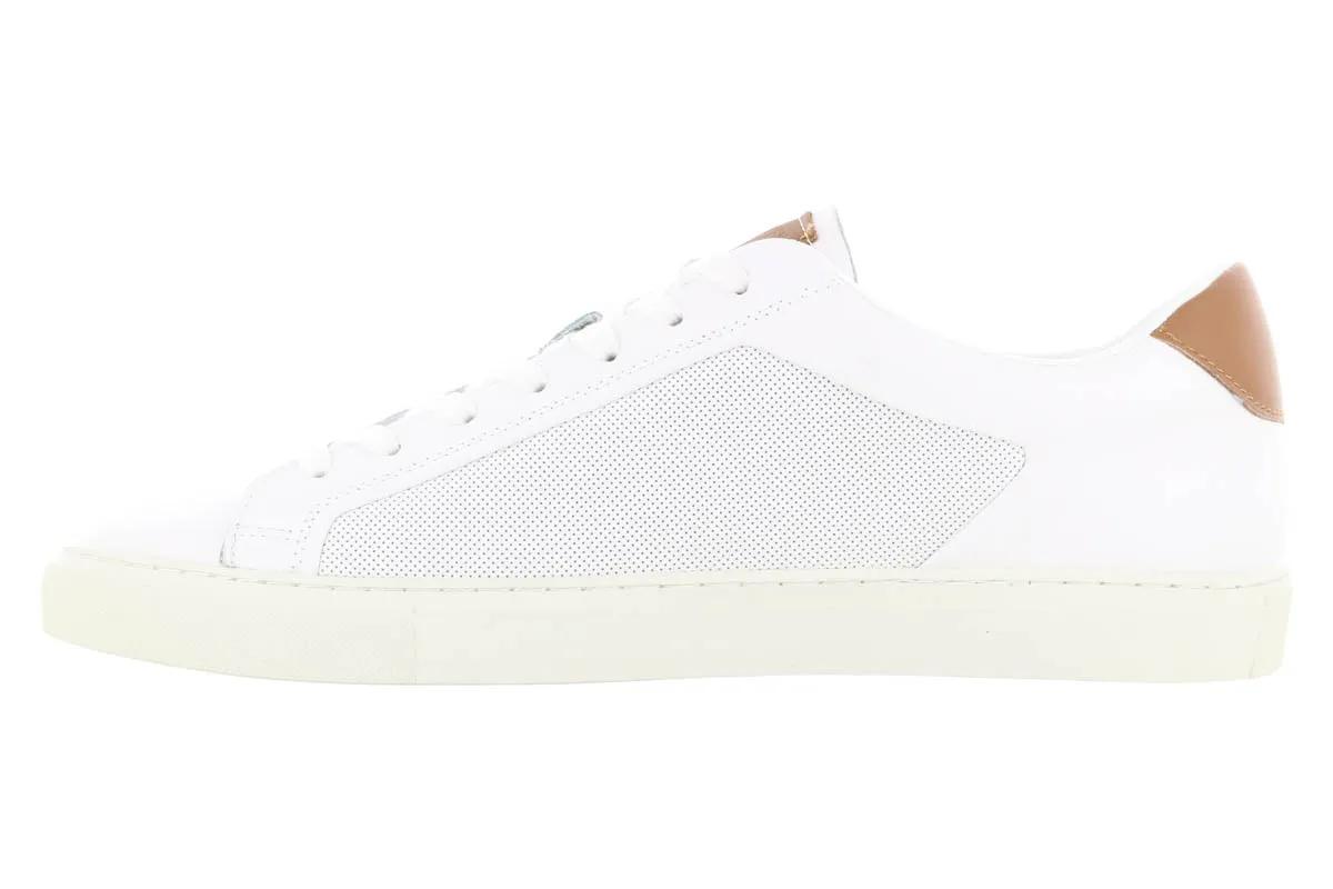 Steve Madden Finneas White Leather Sneaker