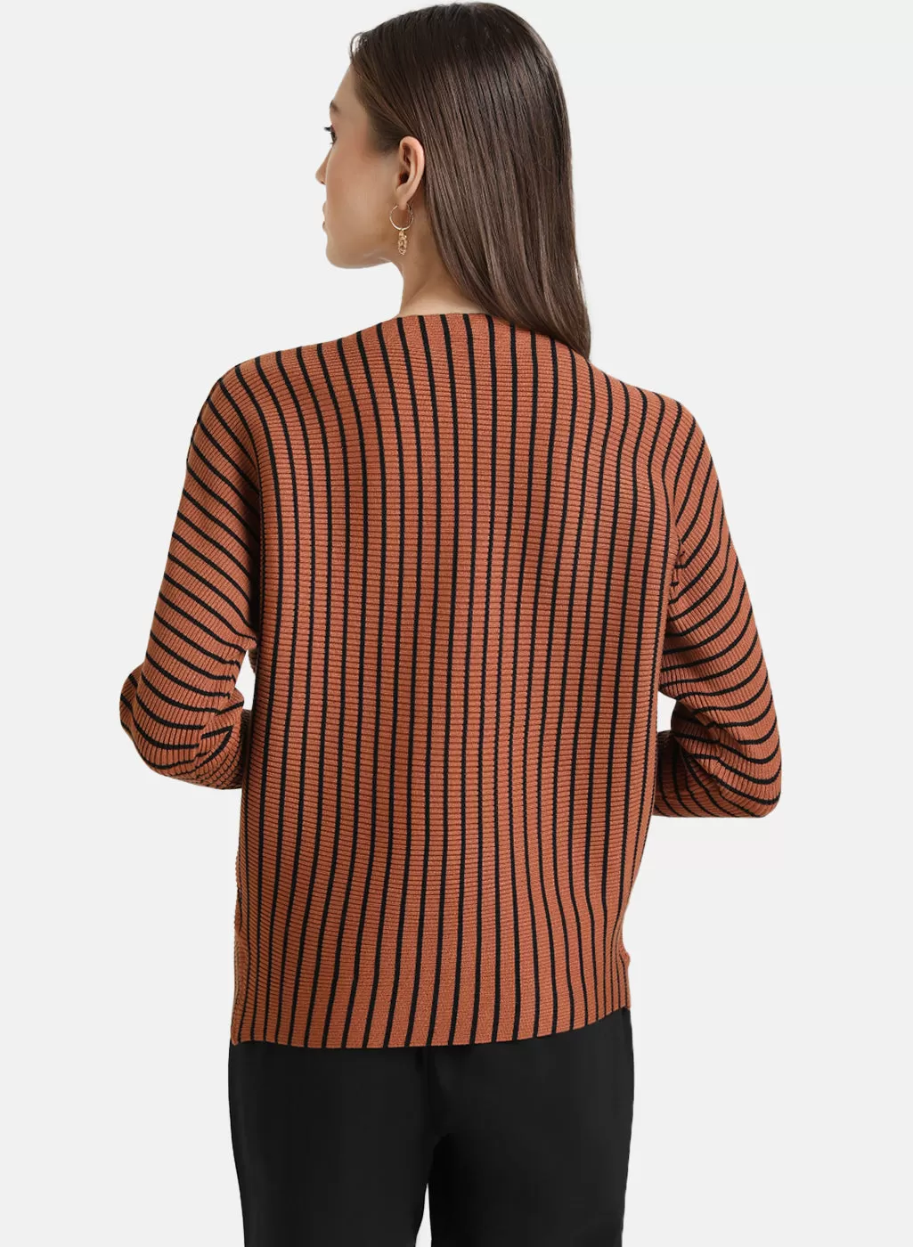 Striped Batwing Pullover