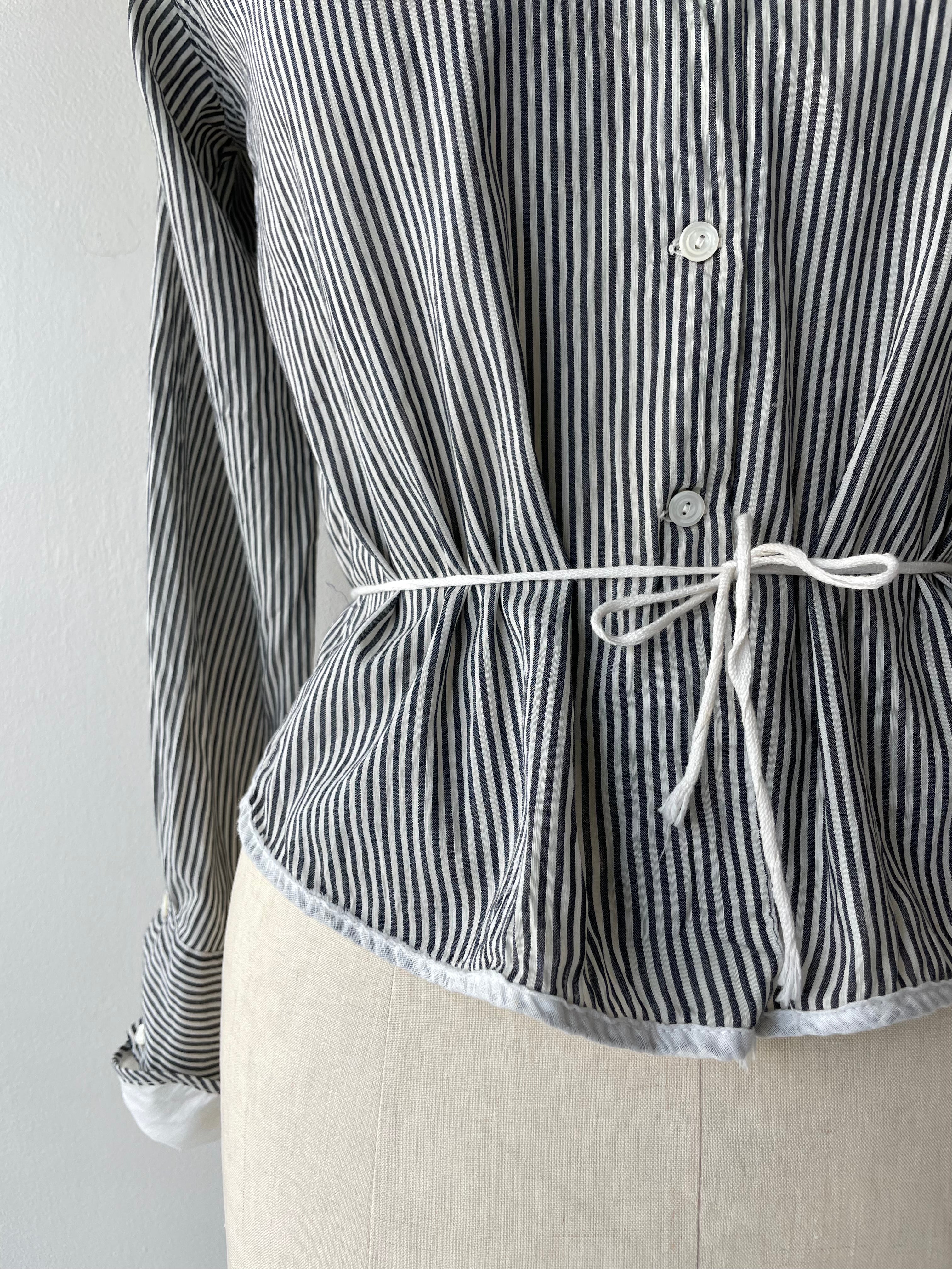 Striped Edwardian Blouse | 1910s