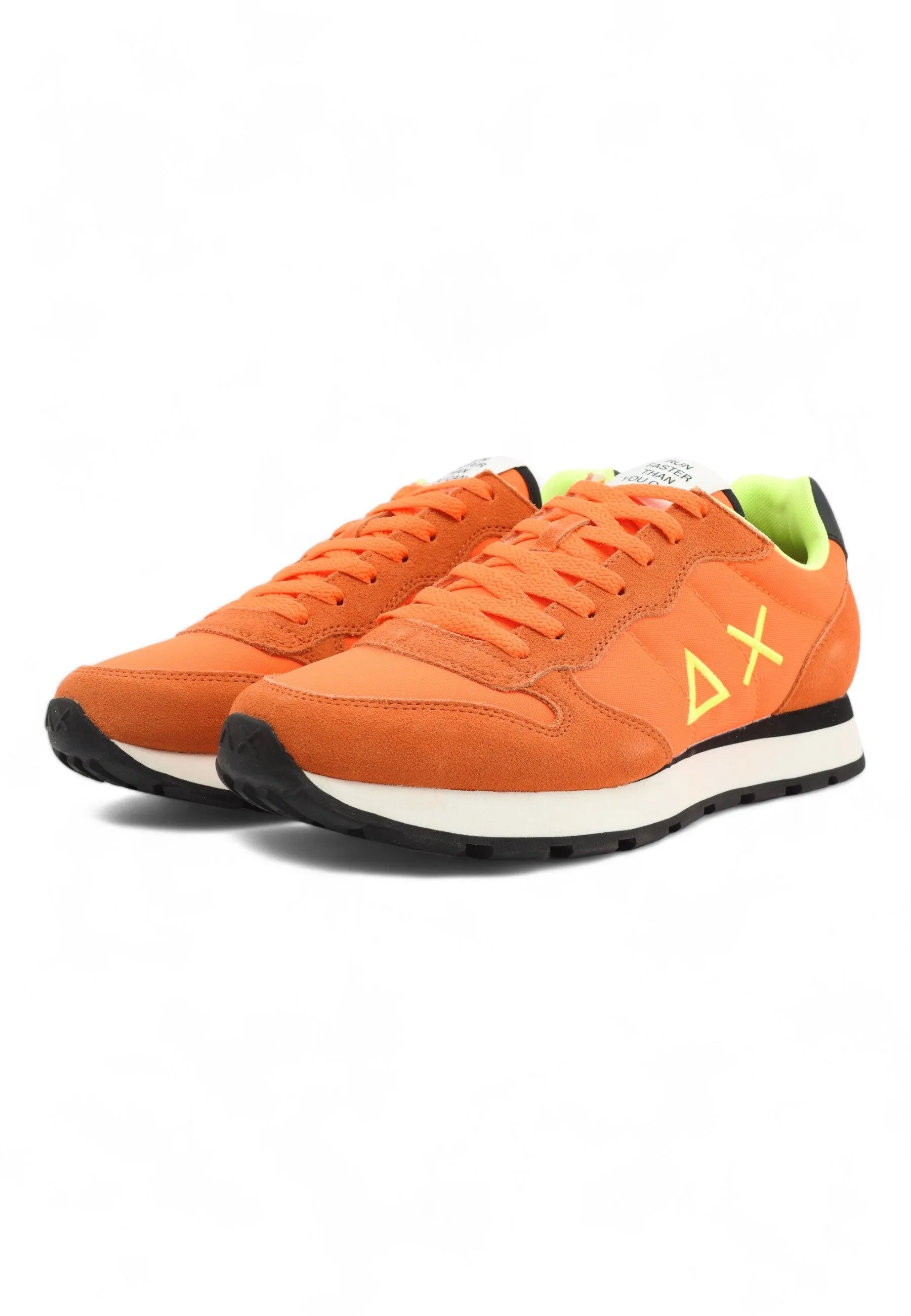 SUN68 Tom Solid Sneaker Uomo Arancio Fluo Z34101