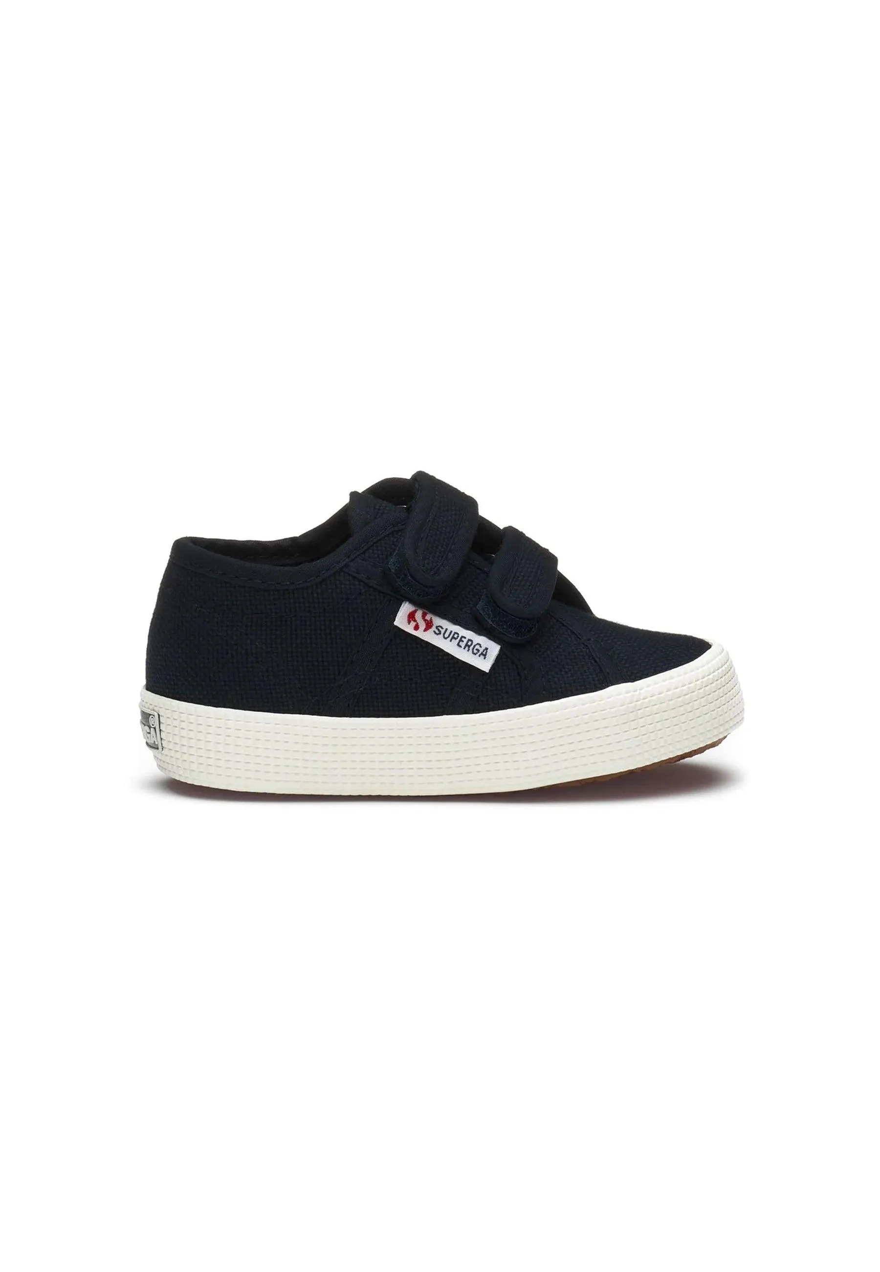 SUPERGA 2750 Kids Straps Sneaker Bimbo Navy Avorio S00CCT0