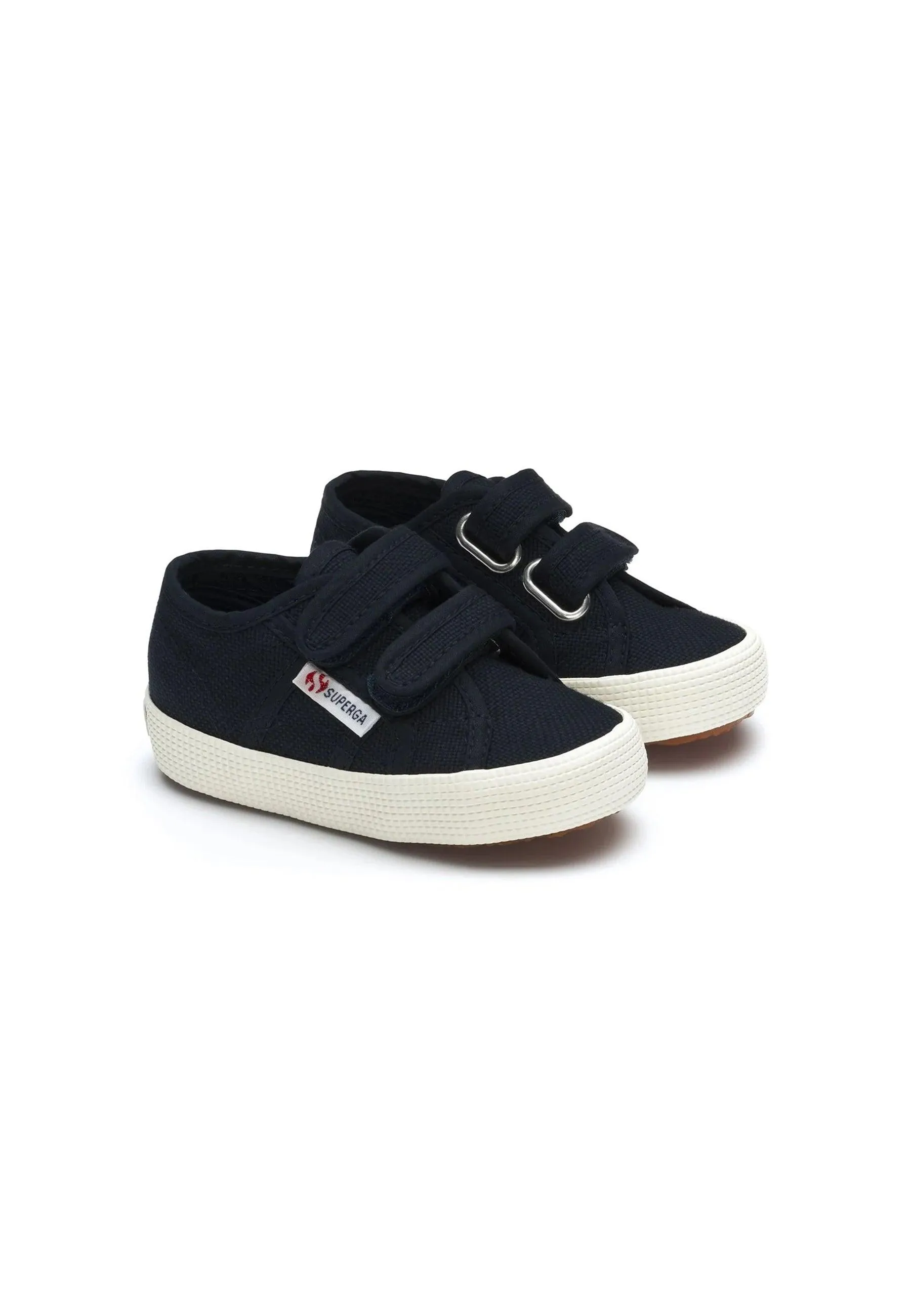 SUPERGA 2750 Kids Straps Sneaker Bimbo Navy Avorio S00CCT0