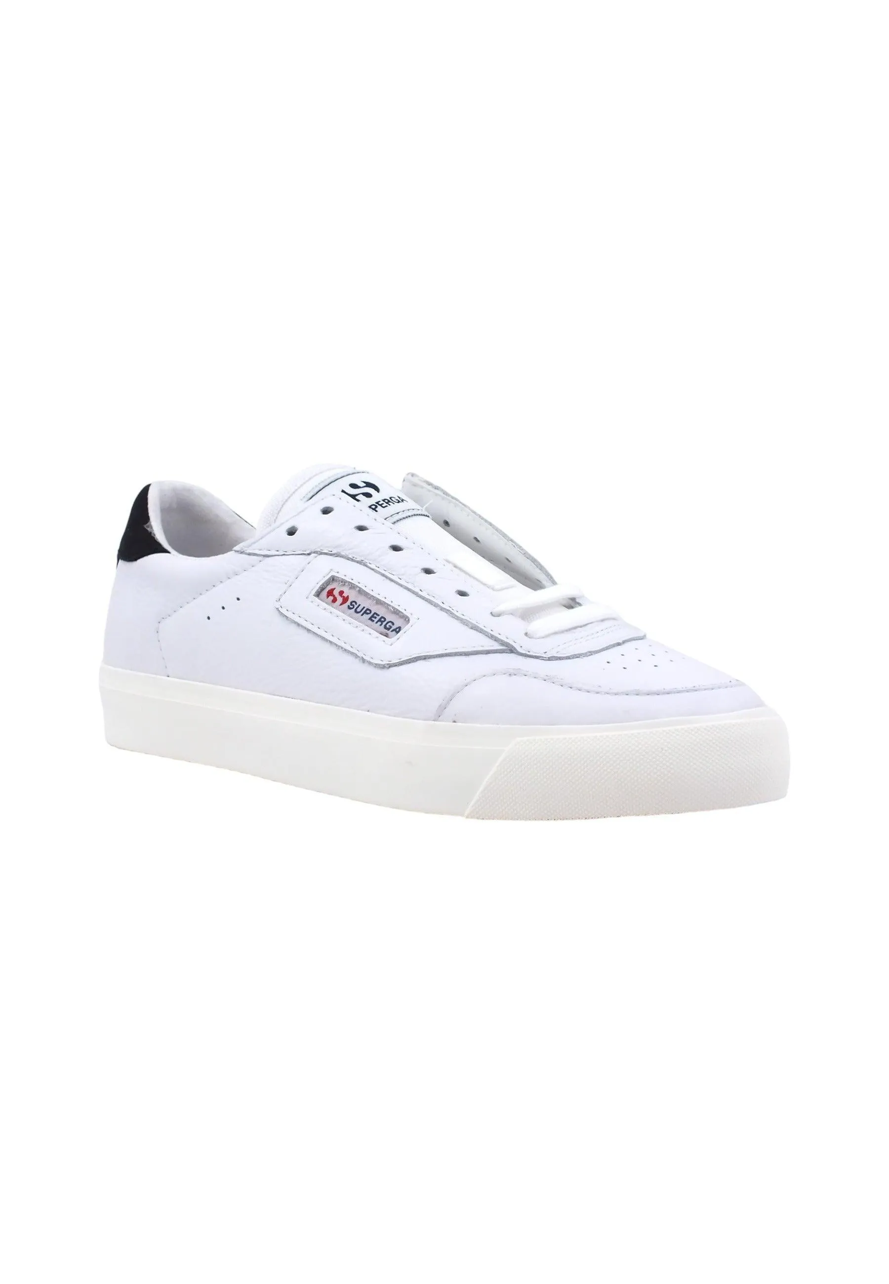 SUPERGA 3843 Court Sneaker Donna White Black S5135EWD