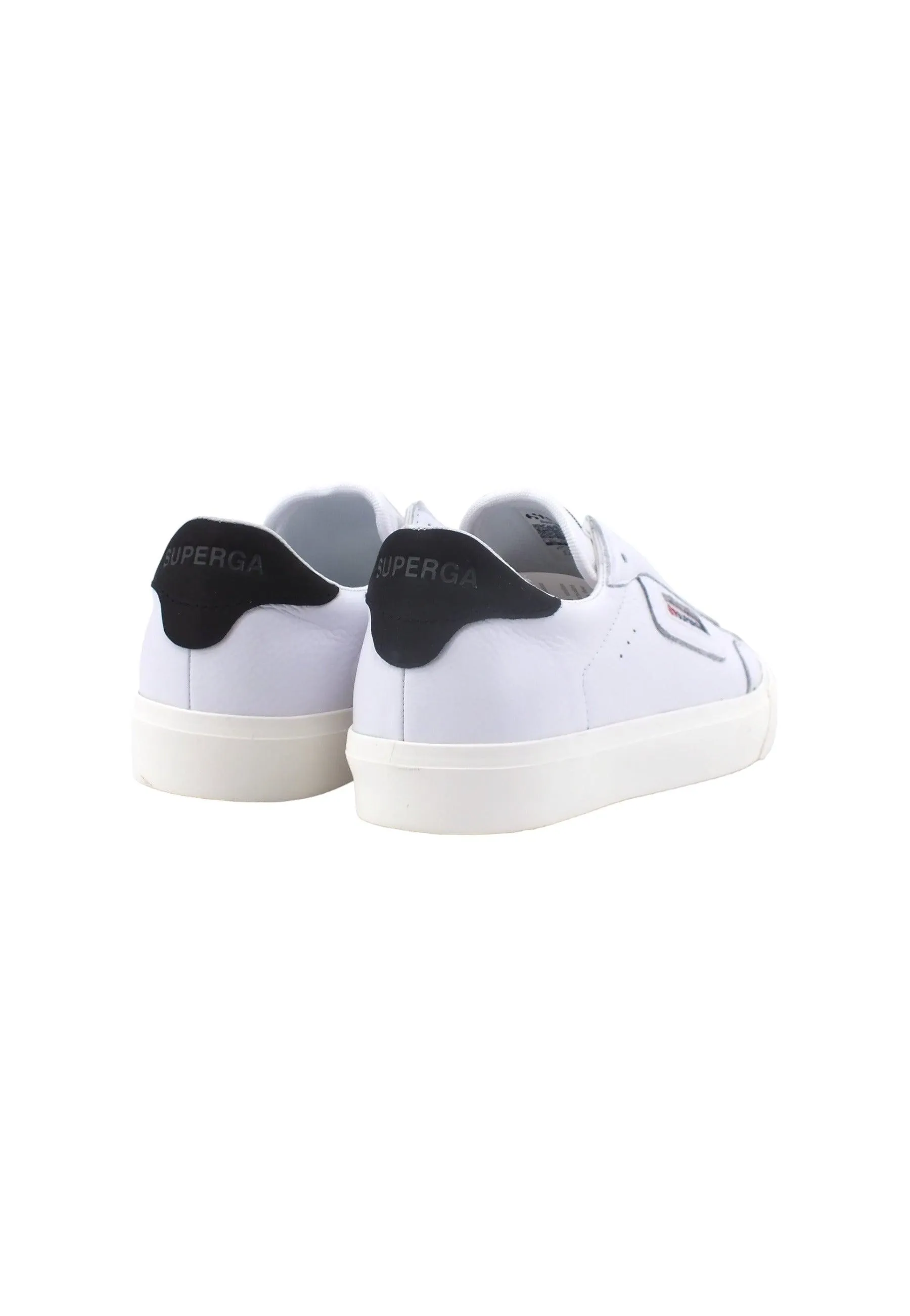 SUPERGA 3843 Court Sneaker Donna White Black S5135EWD