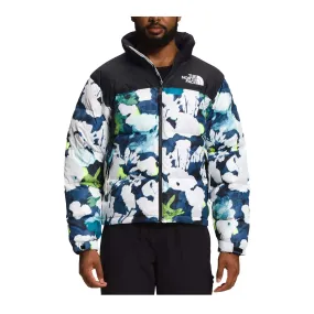 The North Face Mens 1996 Retro Nuptse Jacket NF0A3C8D-IAW Summit Navy Abstract Floral Print