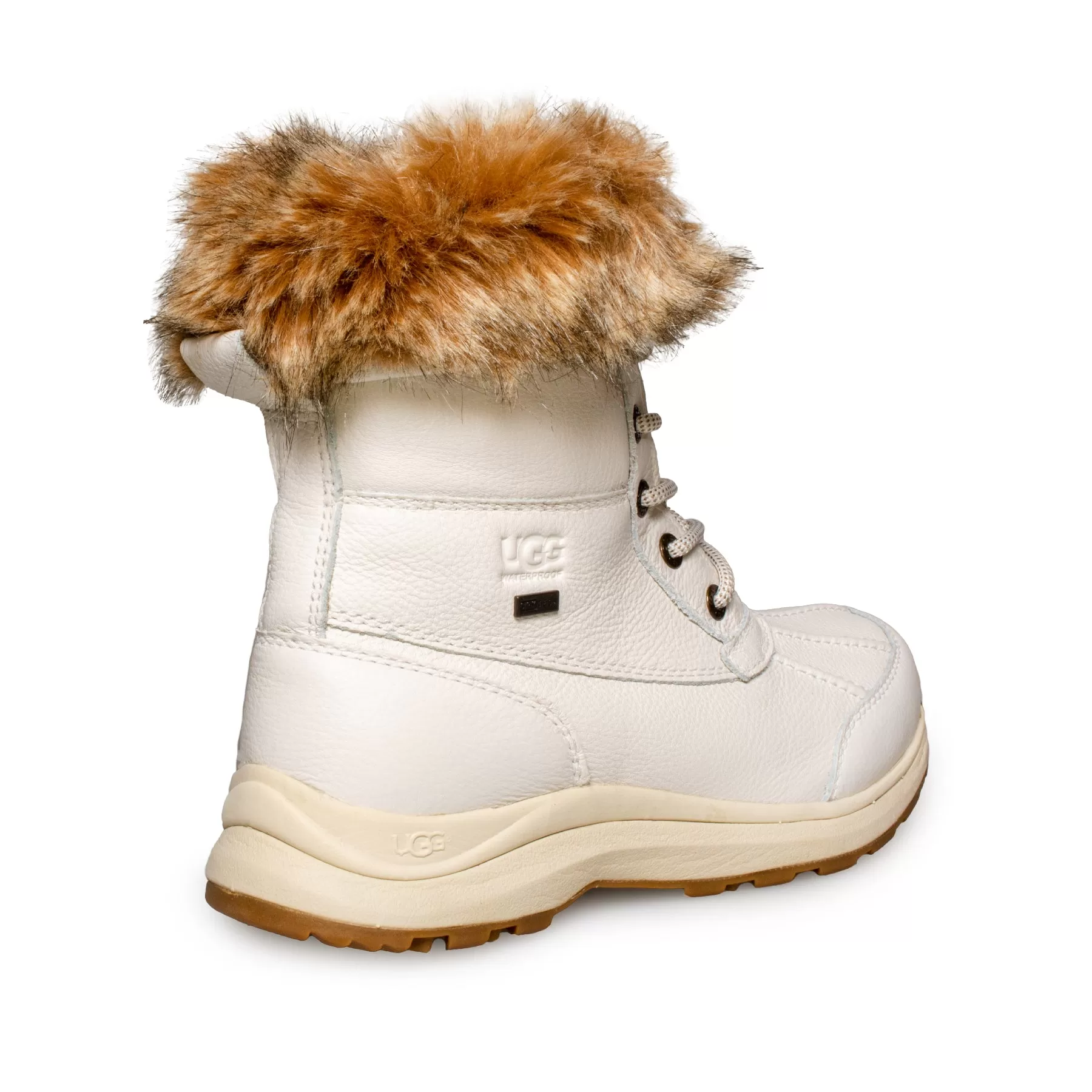 UGG Adirondack III Tipped White Boots - Women's