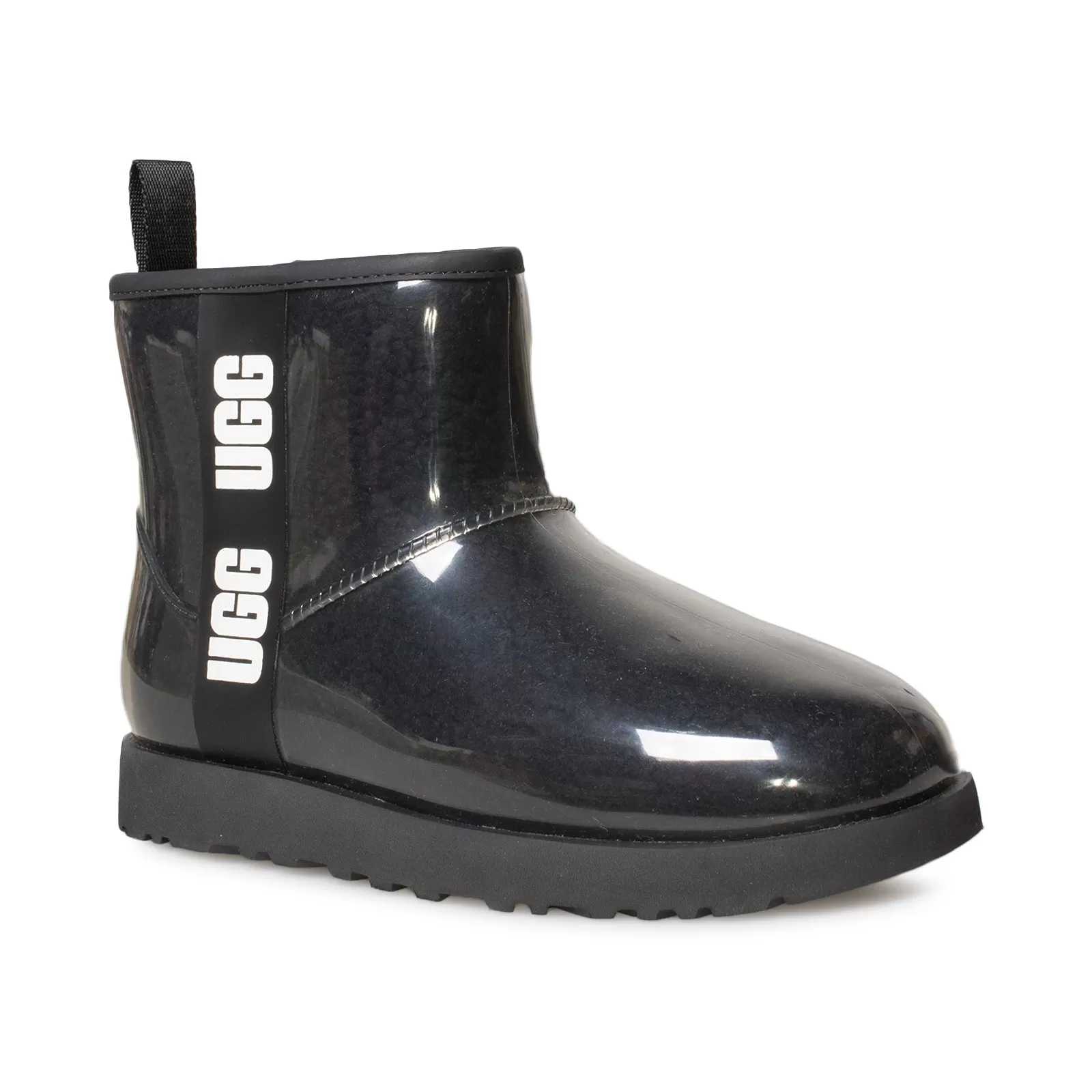 UGG Classic Clear Mini Black Boots - Youth