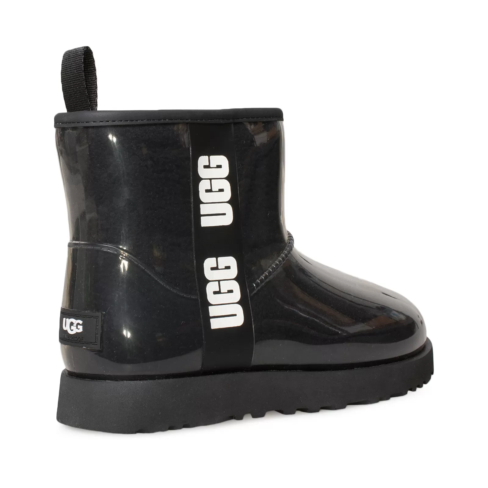 UGG Classic Clear Mini Black Boots - Youth