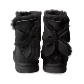 UGG Classic Heritage Bow Black Boots - Women's