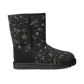 UGG Classic Zodiac Short Black Boots - Women's