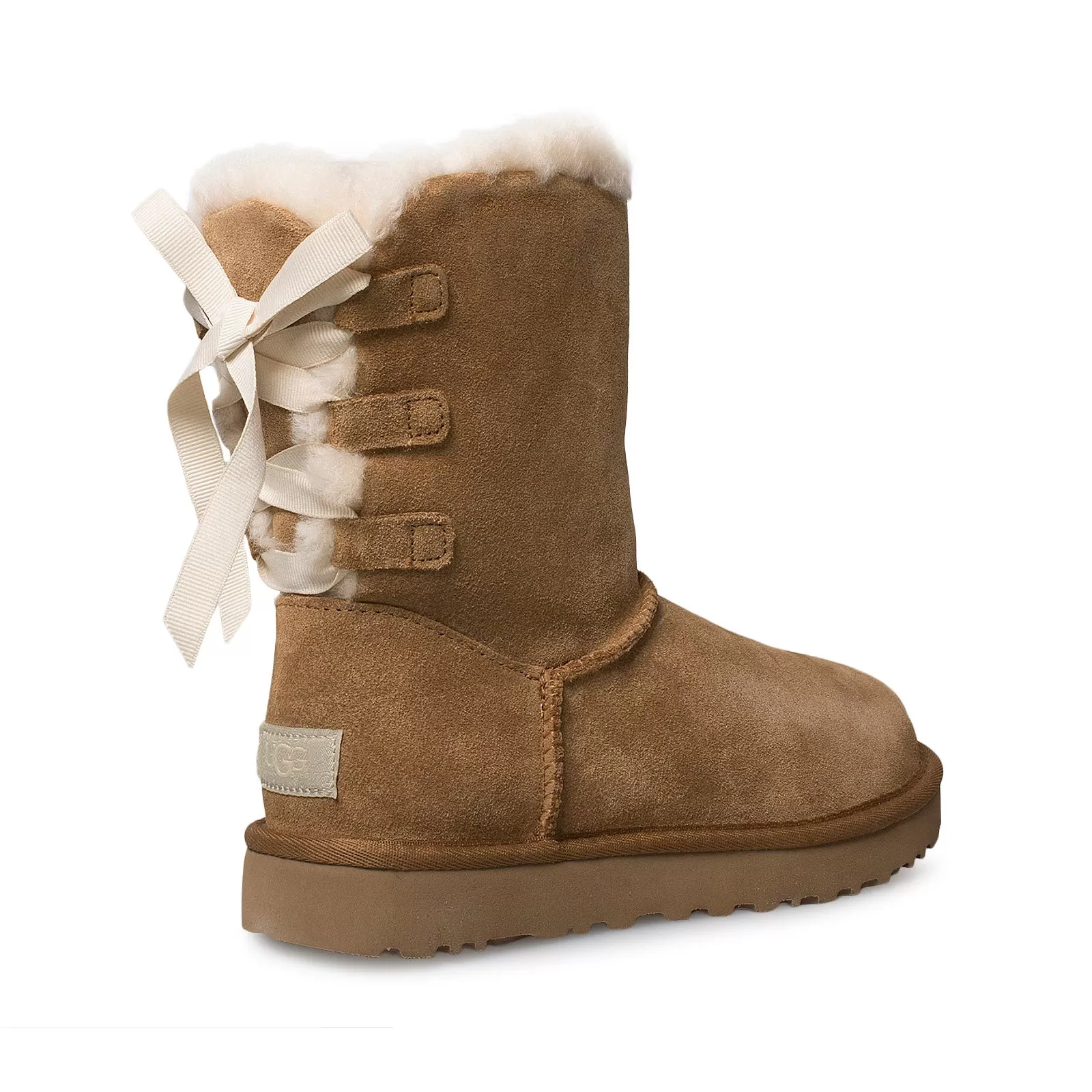 UGG Short Continuity Bow Chestnut Boots - Women's