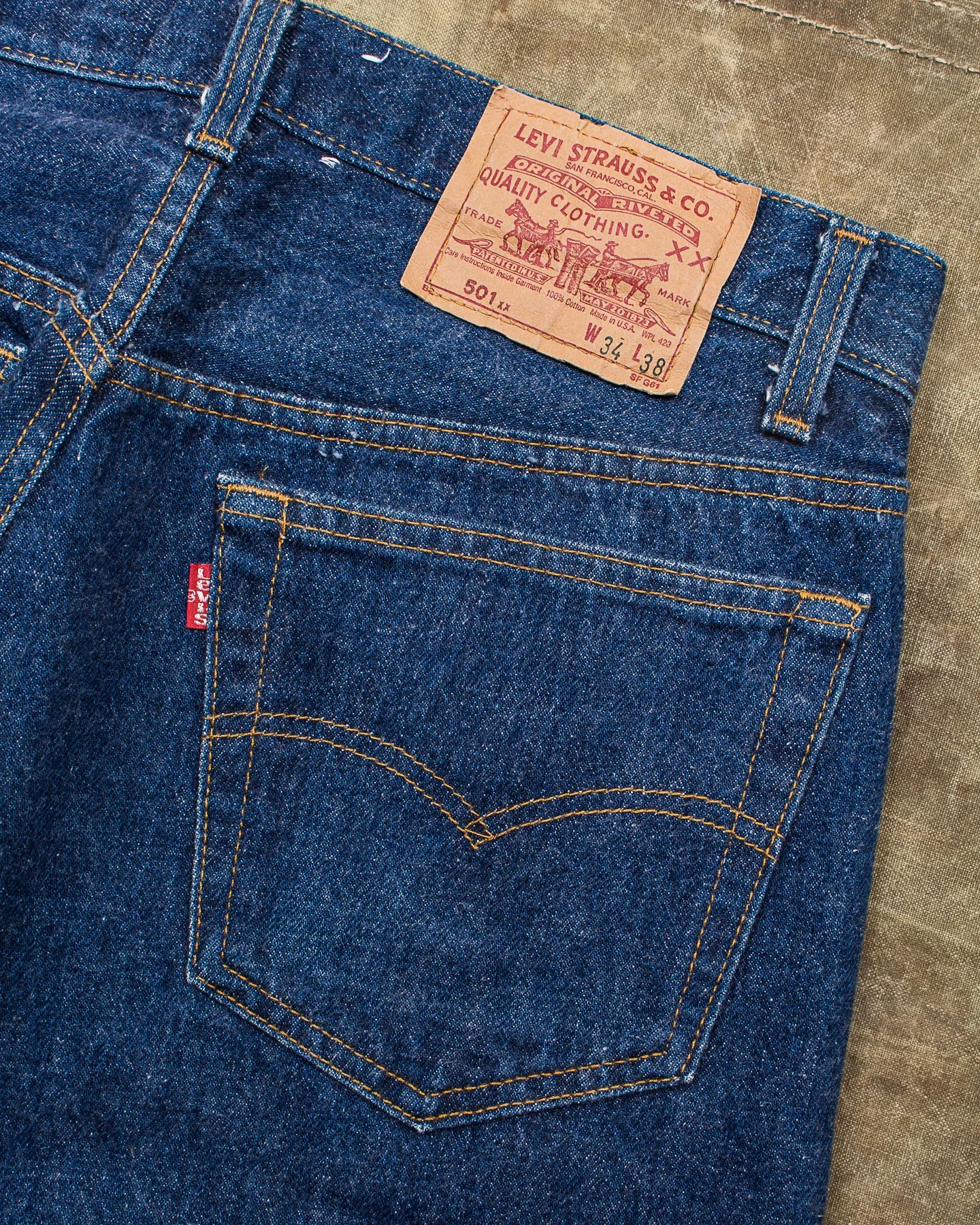 Vintage 1990's Made in USA Levi's 501 Jeans W34 nr. 3