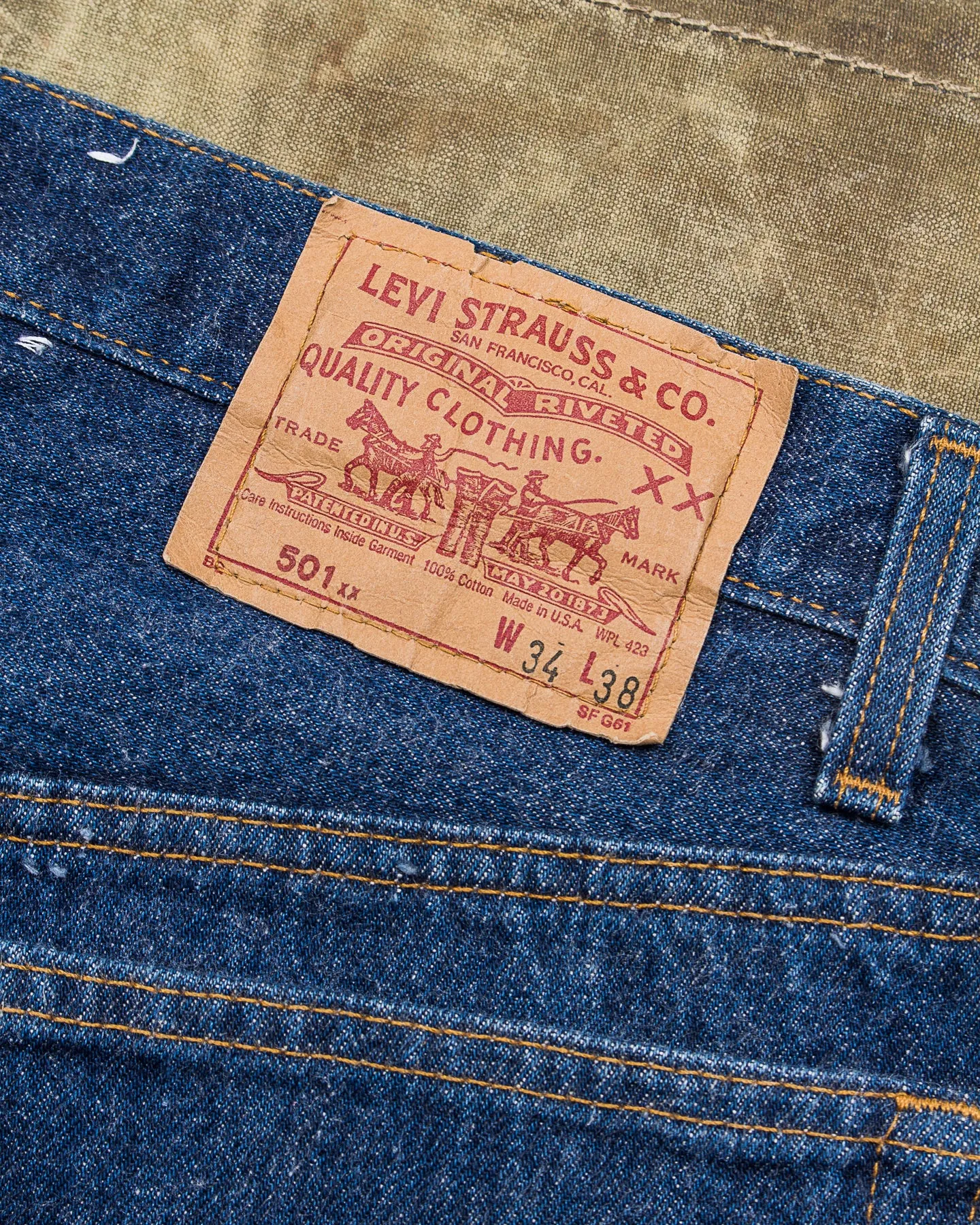 Vintage 1990's Made in USA Levi's 501 Jeans W34 nr. 3