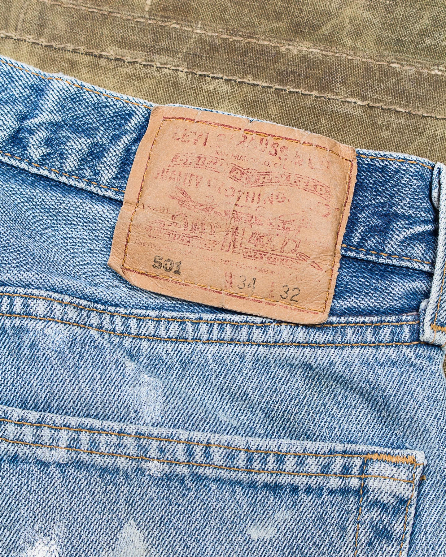 Vintage 1990s Made in USA Levi's 501 Jeans W34