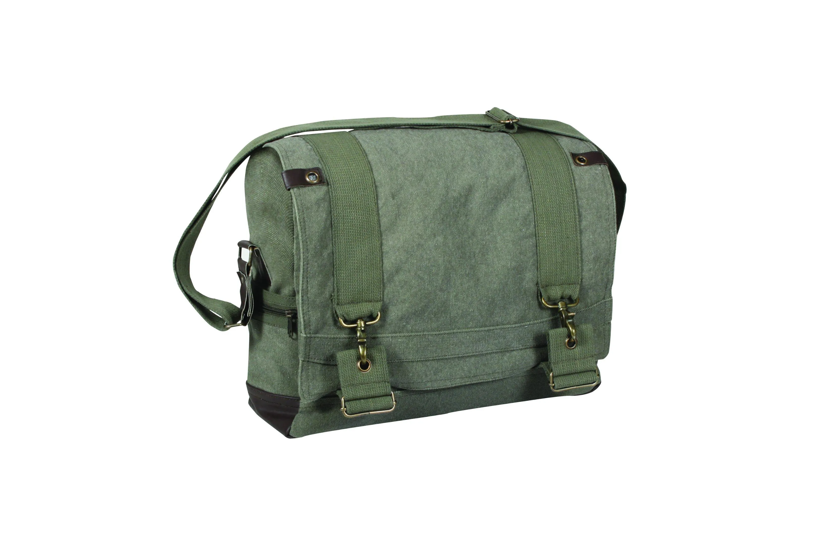 Vintage Canvas B-15 Pilot Messenger Bag