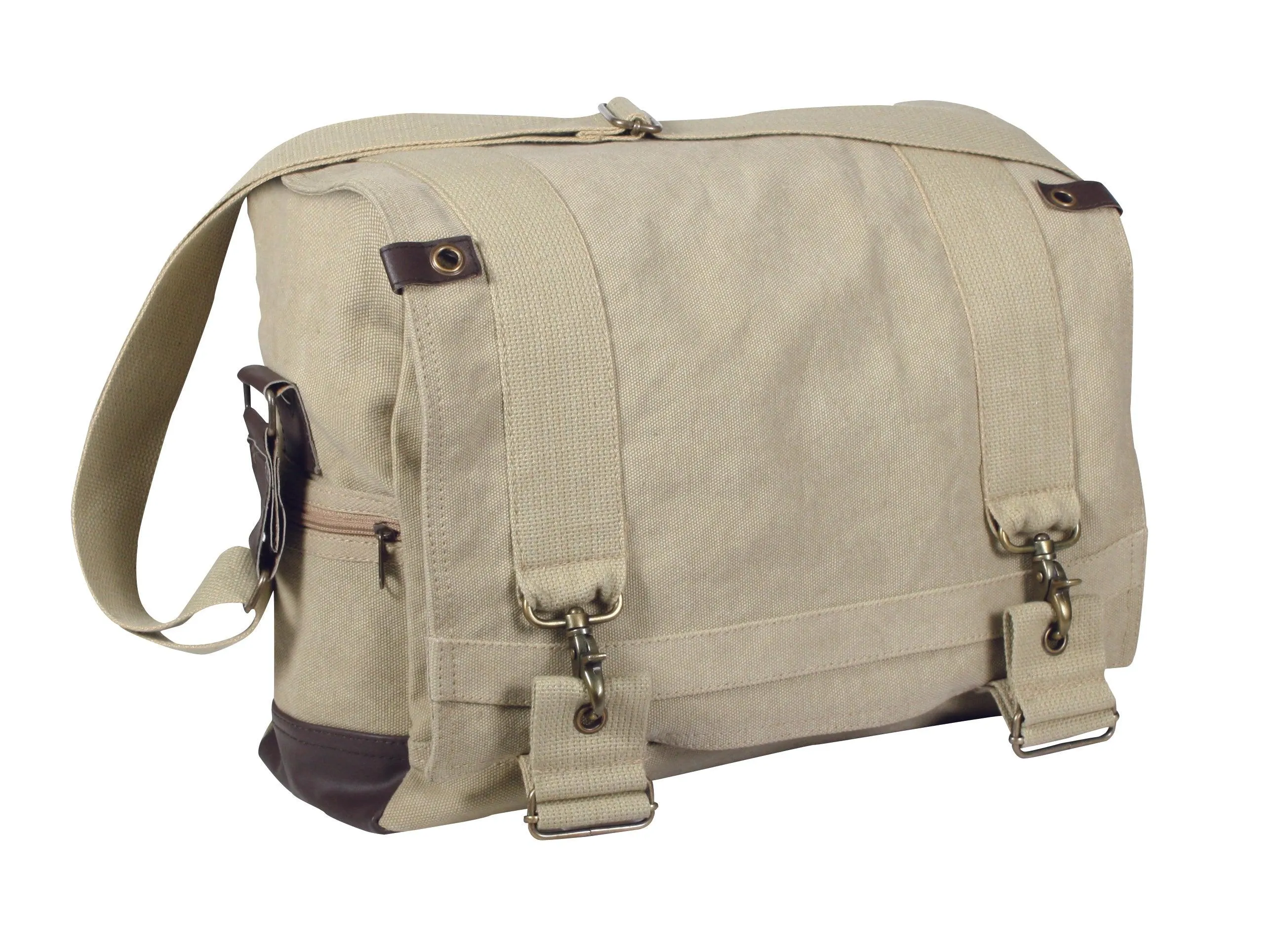 Vintage Canvas B-15 Pilot Messenger Bag